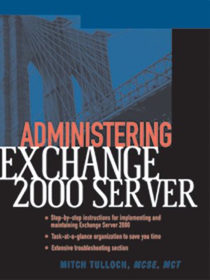 cover image of Administering Exchange 2000 Server